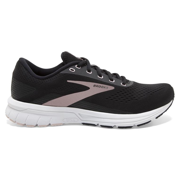 Brooks Signal 3 Women's Road Running Shoes - Black/Primrose Pink/Blackened Pearl (95402-LRJB)